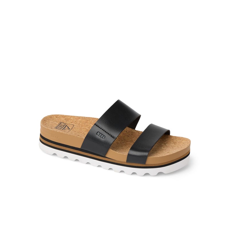 REEF Cushion Vista Hi Womens Platform Fashion Sandal, Arch Support, Ultra Soft Cushion Footbed, Black, 6 - Image 2